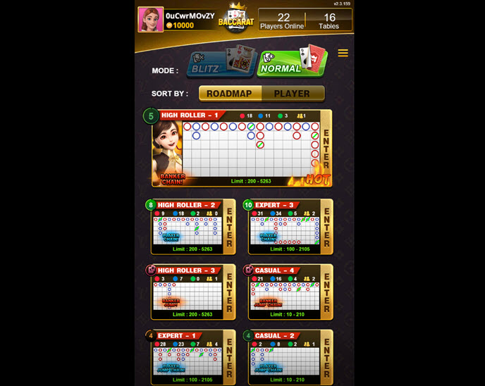 baccarat (kingmaker)