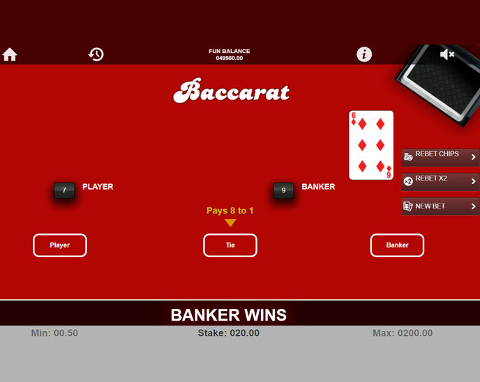 baccarat (1×2 gaming)
