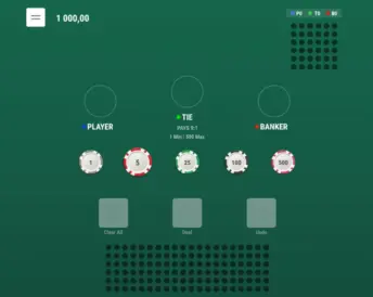 Baccarat (Qora)