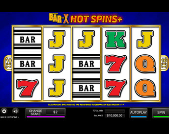 bar-x hot spins+