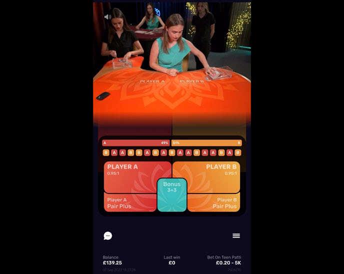 bet on teen patti (beter live)