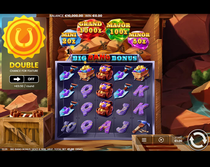 big bang bonus: hold & win