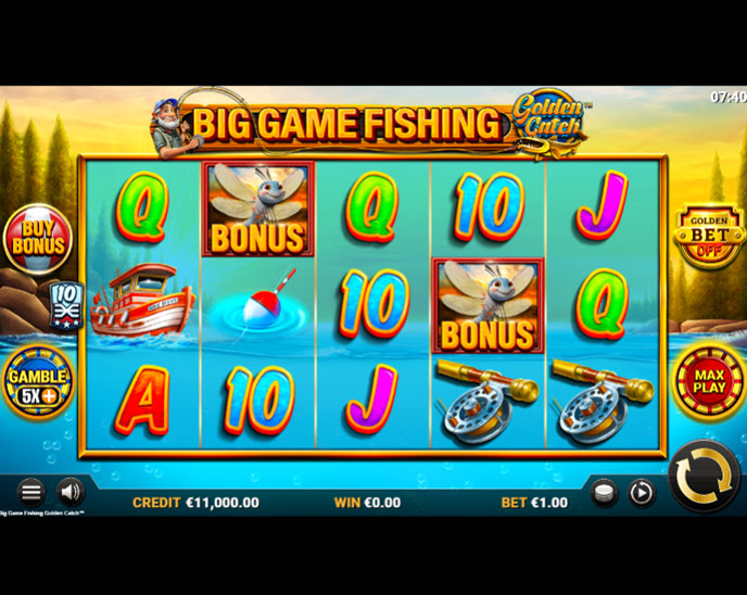 big game fishing golden catch