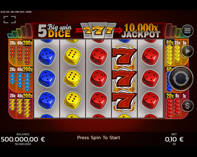 big spin dice