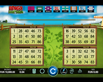 bingo hortinha