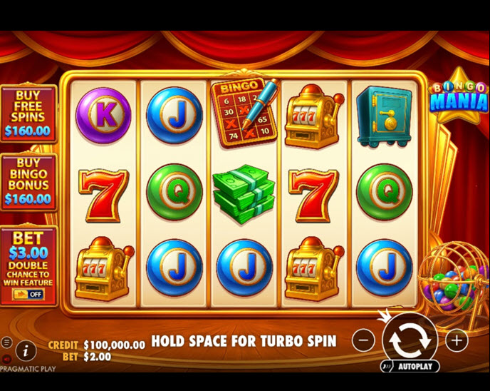 bingo mania (pragmatic play)