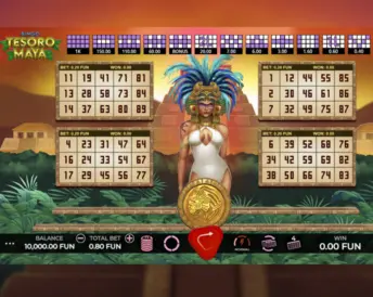 Bingo Tesoro Maya