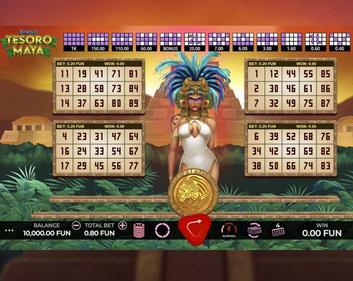 bingo tesoro maya
