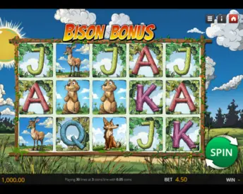 Bison Bonus