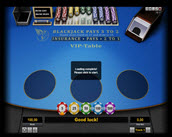 black jack vip-table