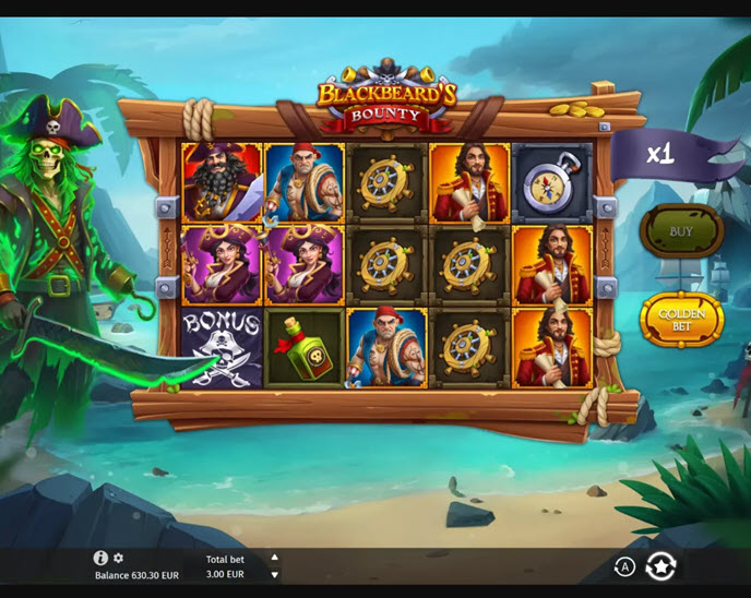 blackbeard's bounty (bgaming)