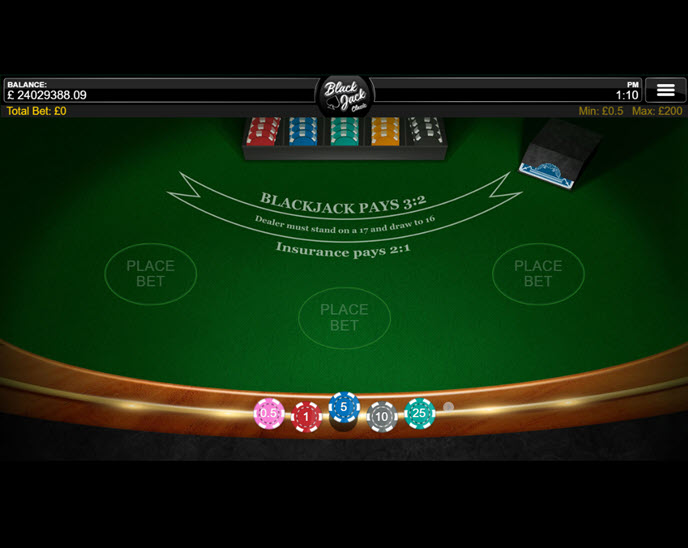 blackjack classic (iron dog)