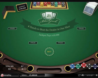 blackjack instant-win