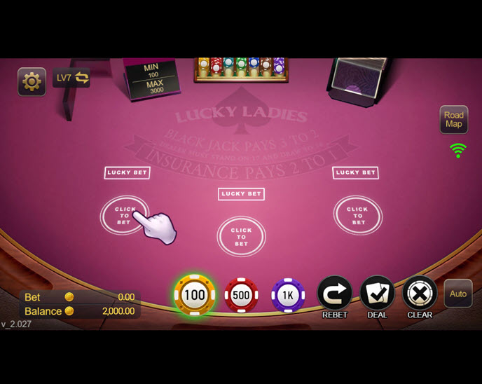 blackjack lucky ladies (tada gaming)