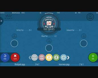 blackjack perfect pairs