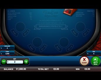 blackjack vegas strip