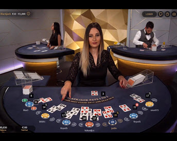 blackjack white gold (netent)