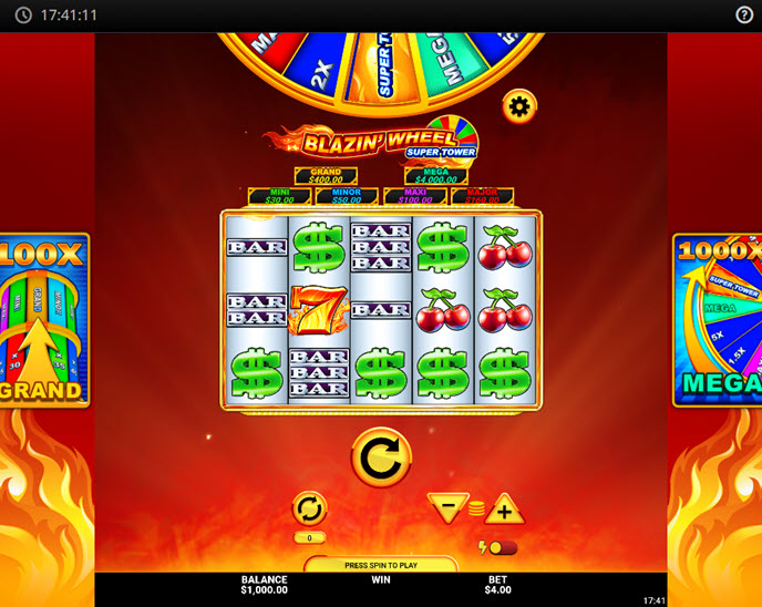 blazin’ wheel super tower