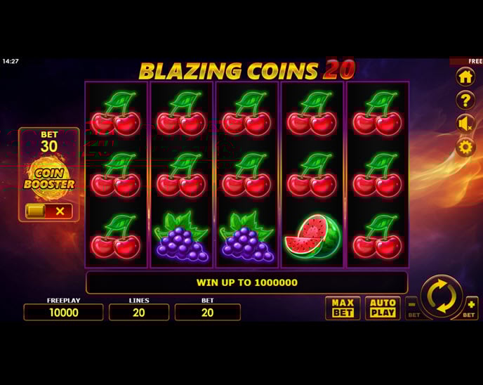 blazing coins 20