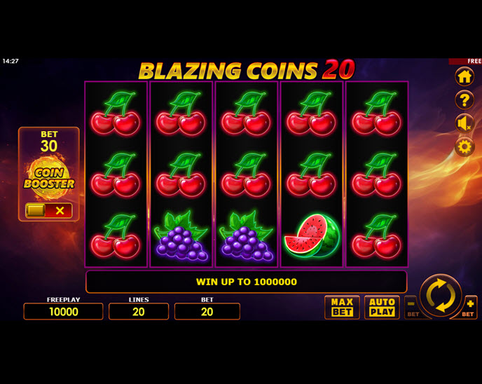 blazing coins 20