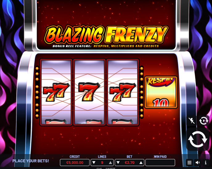 blazing frenzy