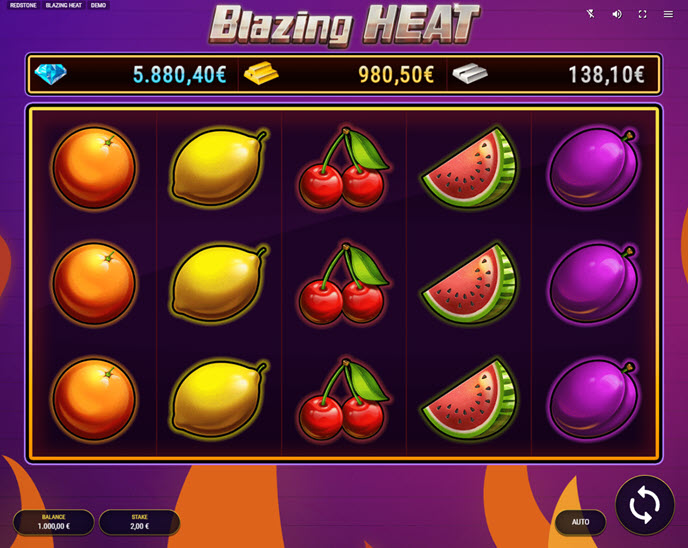 blazing heat