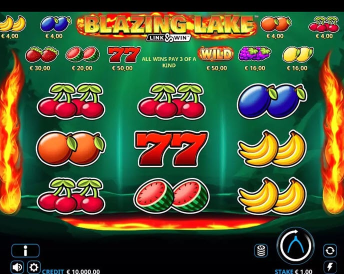 blazing lake link & win