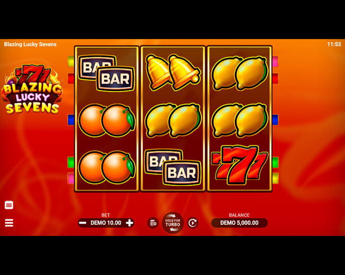 blazing lucky sevens
