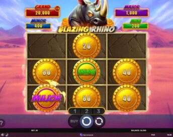 Blazing Rhino - Blast The Bonus 3x3