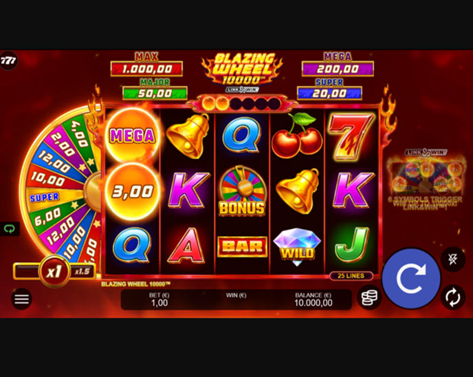blazing wheel 10000