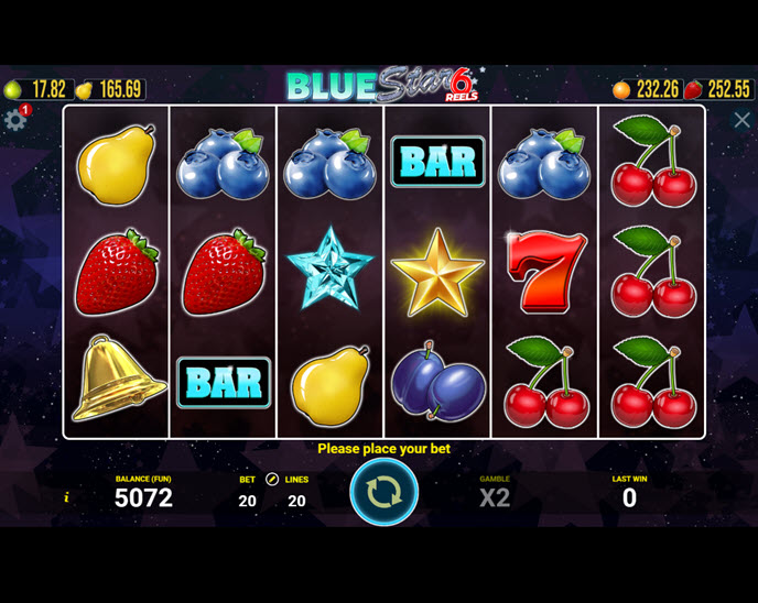 blue star 6 reels
