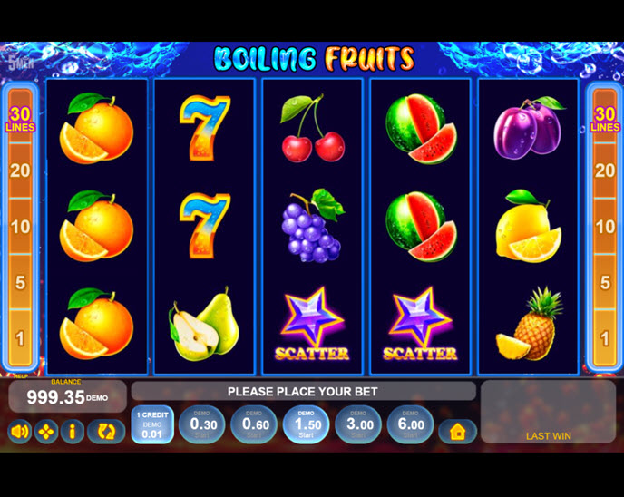 boiling fruits