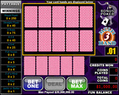 bonus poker 3 hands