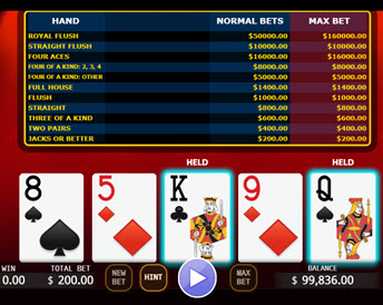 bonus poker (ka gaming)