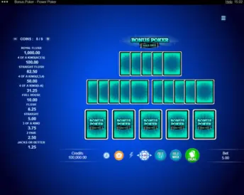 bonus poker – power poker