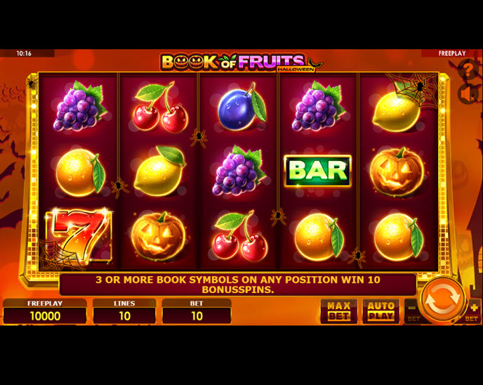 book of fruits halloween