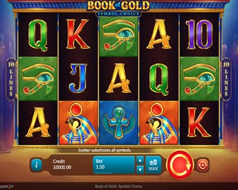 book of gold: symbol choice