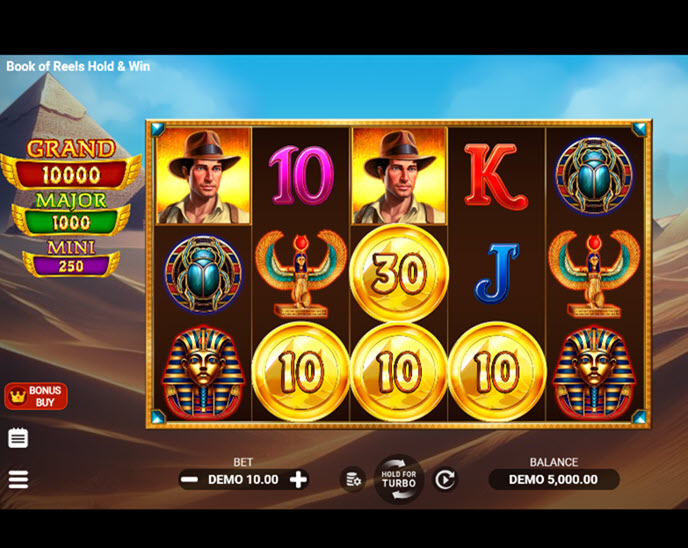 book of reels hold & win