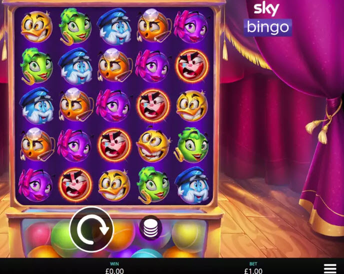 bouncy balls sky bingo