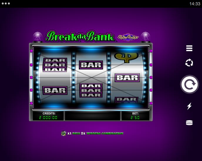 break da bank retro roller
