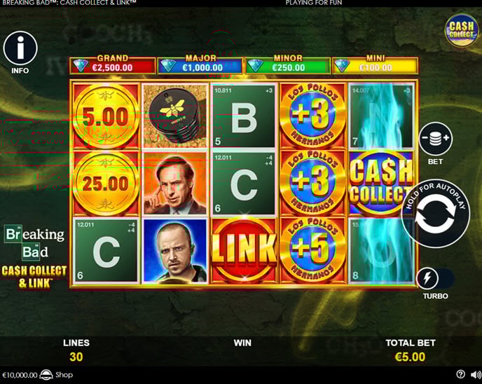 breaking bad: cash collect & link