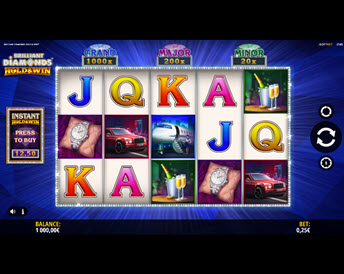 brilliant diamonds: hold & win