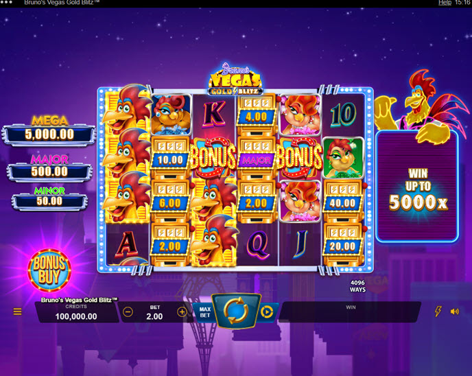 bruno’s vegas gold blitz