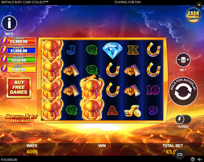 buffalo blitz cash collect