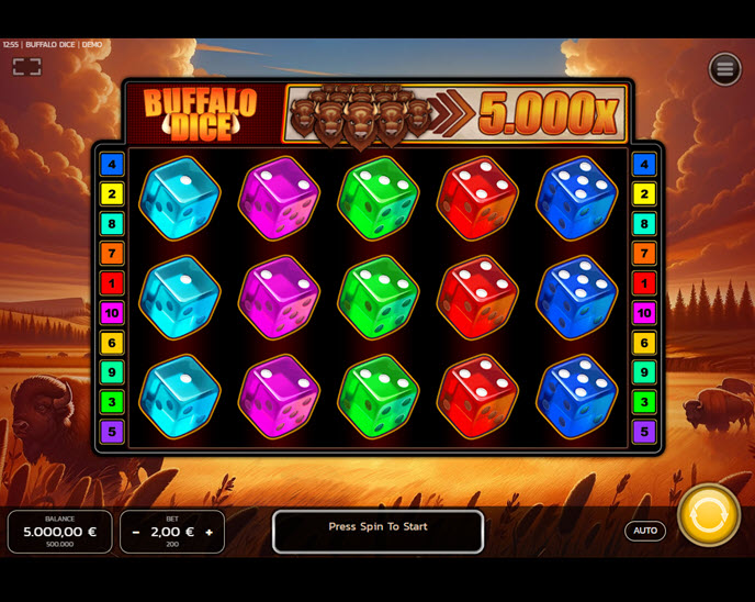 buffalo dice