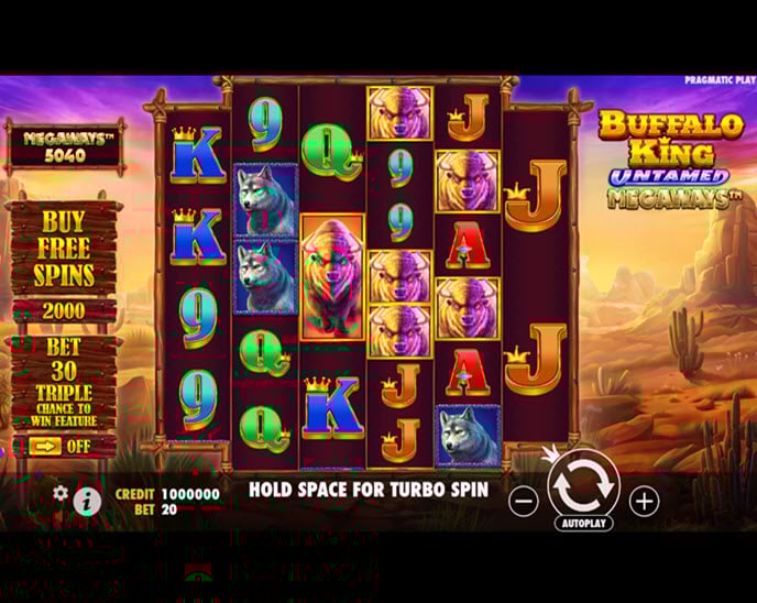buffalo king untamed megaways