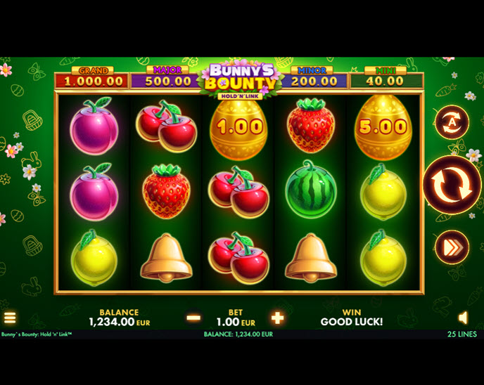 bunny’s bounty: hold ‘n’ link
