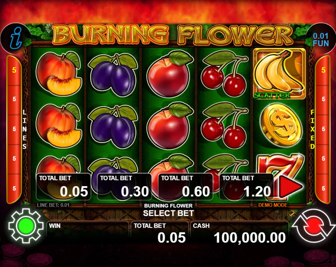 burning flower
