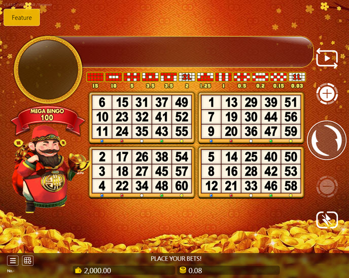 caishen bingo