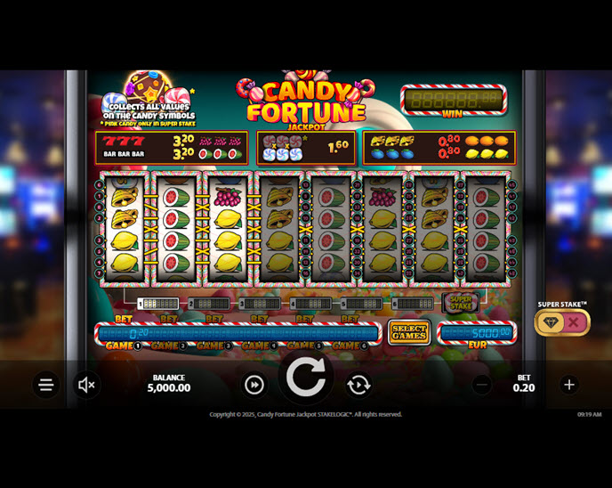 candy fortune jackpot